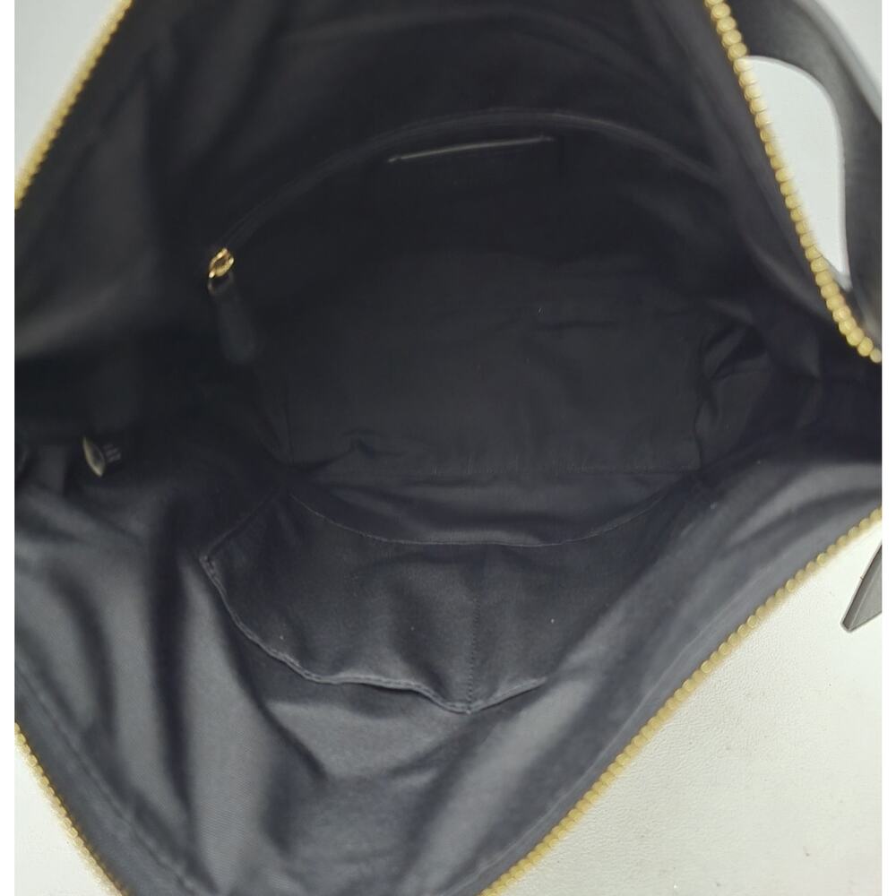 Coach Val Crossbody Shoulder Bag Duffle Black Soft Pebbled Leather Purse C2818 - Picture 15 of 16